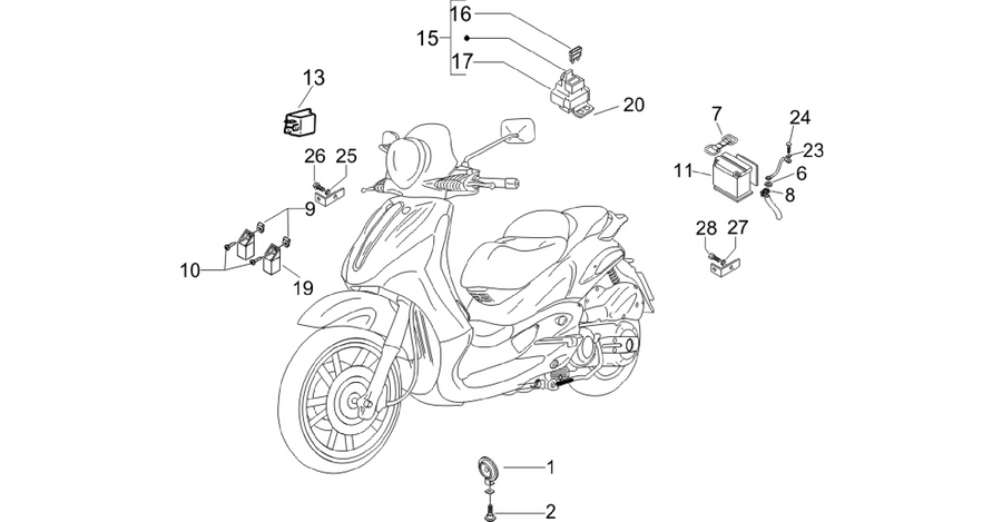 Remote control switches - Battery - Horn