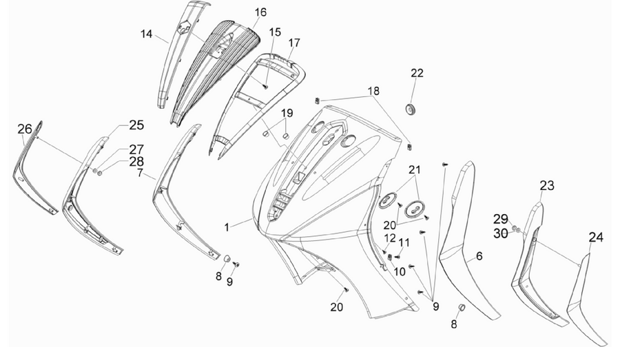 Front shield