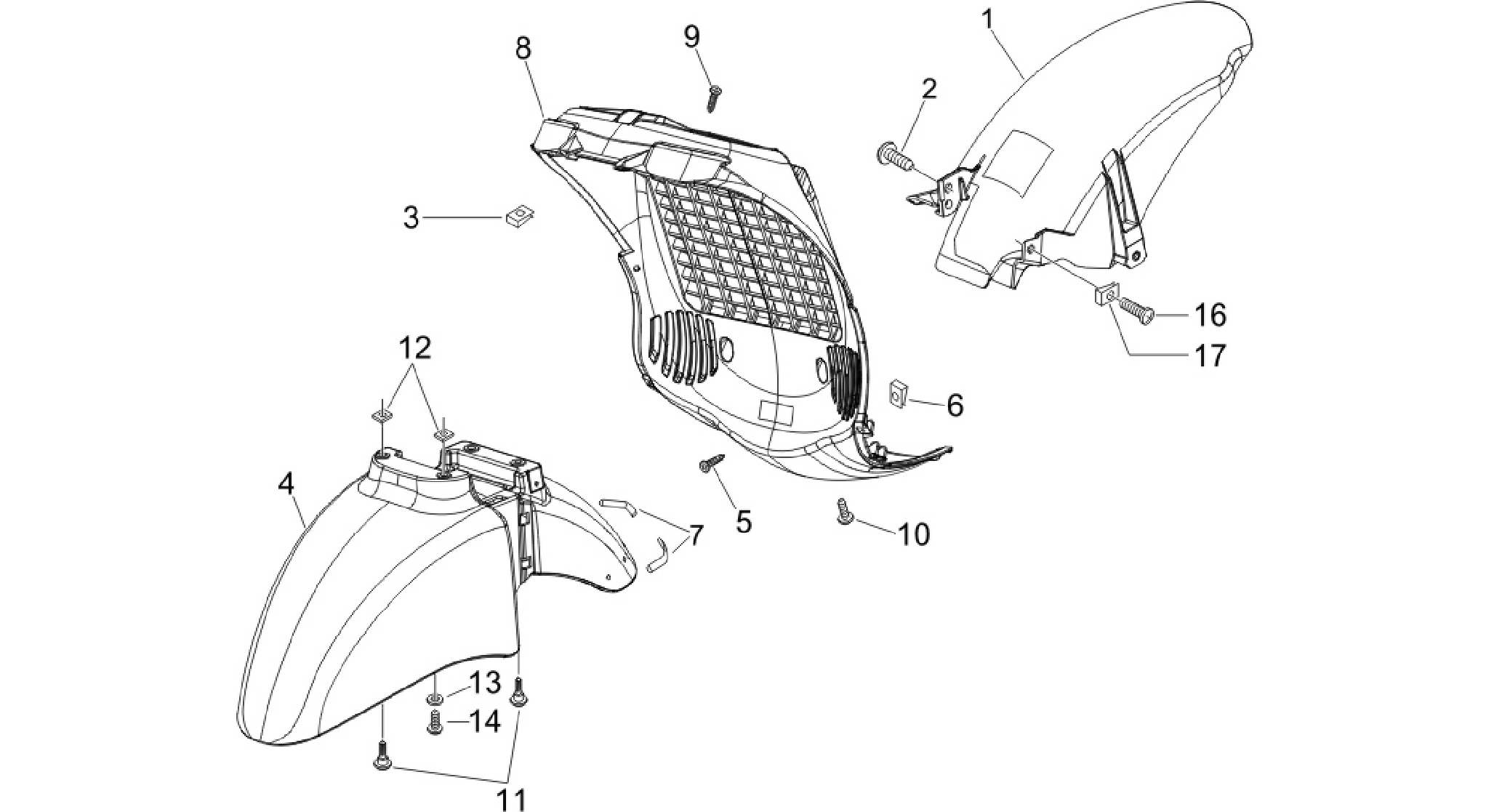 Wheel huosing - Mudguard