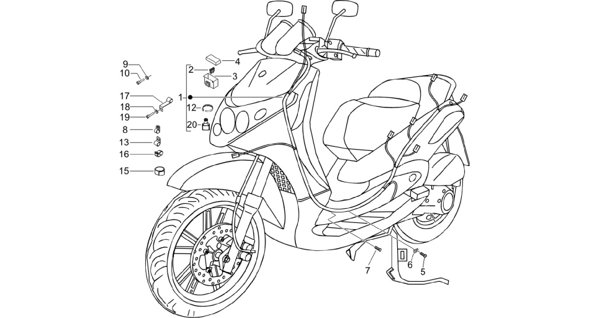 Main cable harness