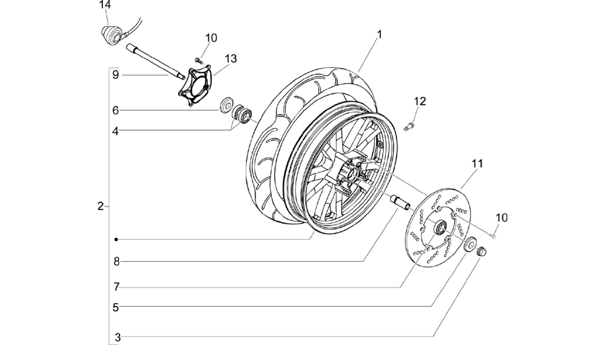 Front wheel