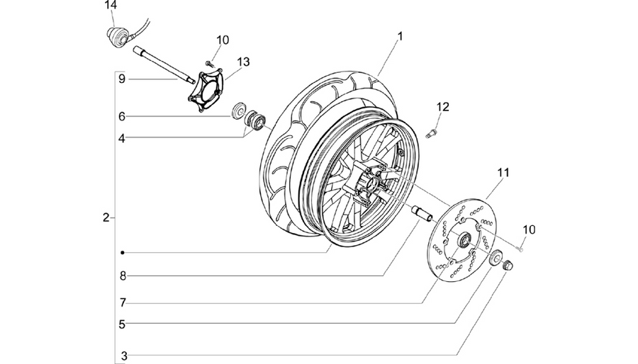 Front wheel