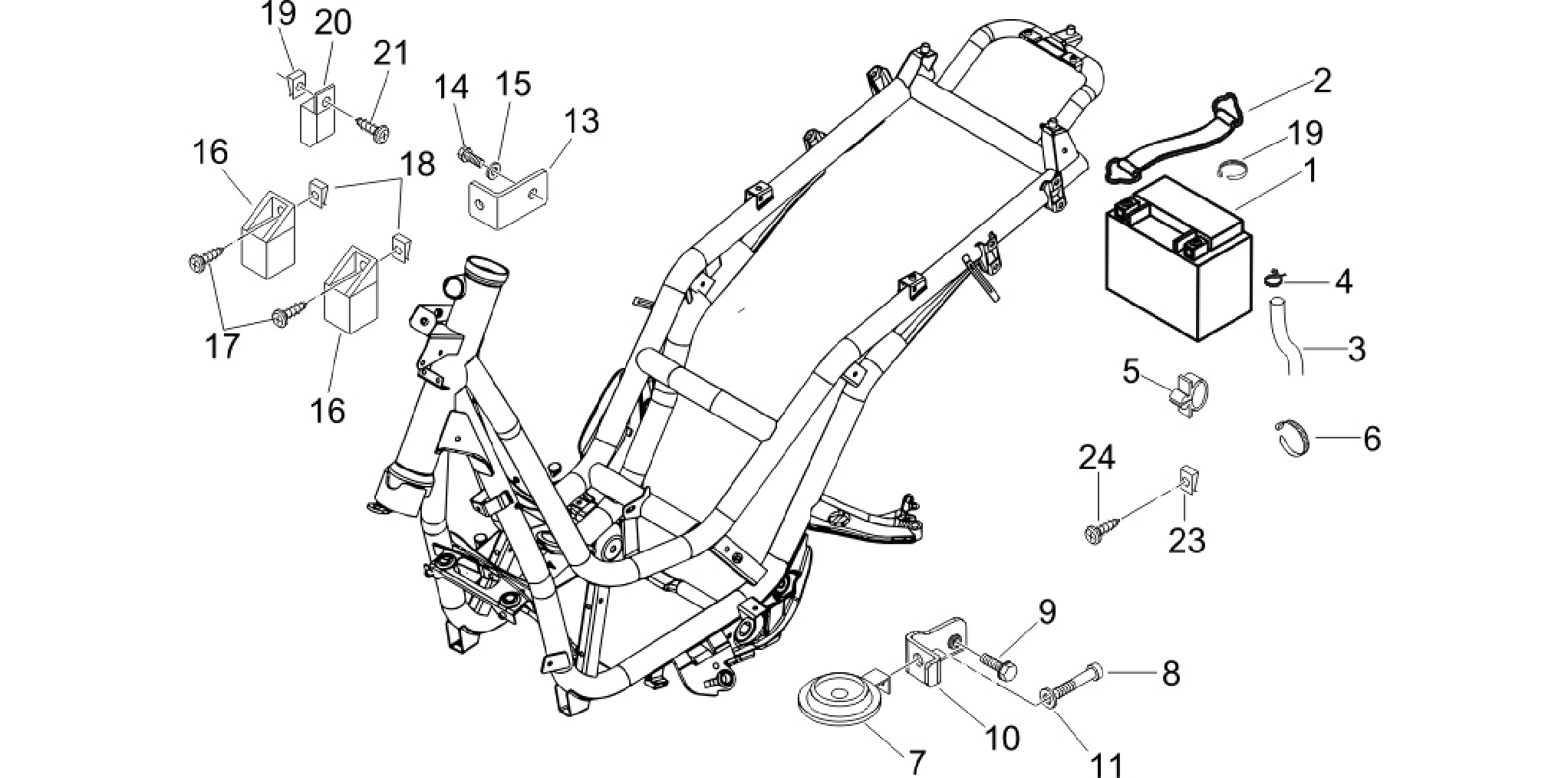 Remote control switches - Battery - Horn