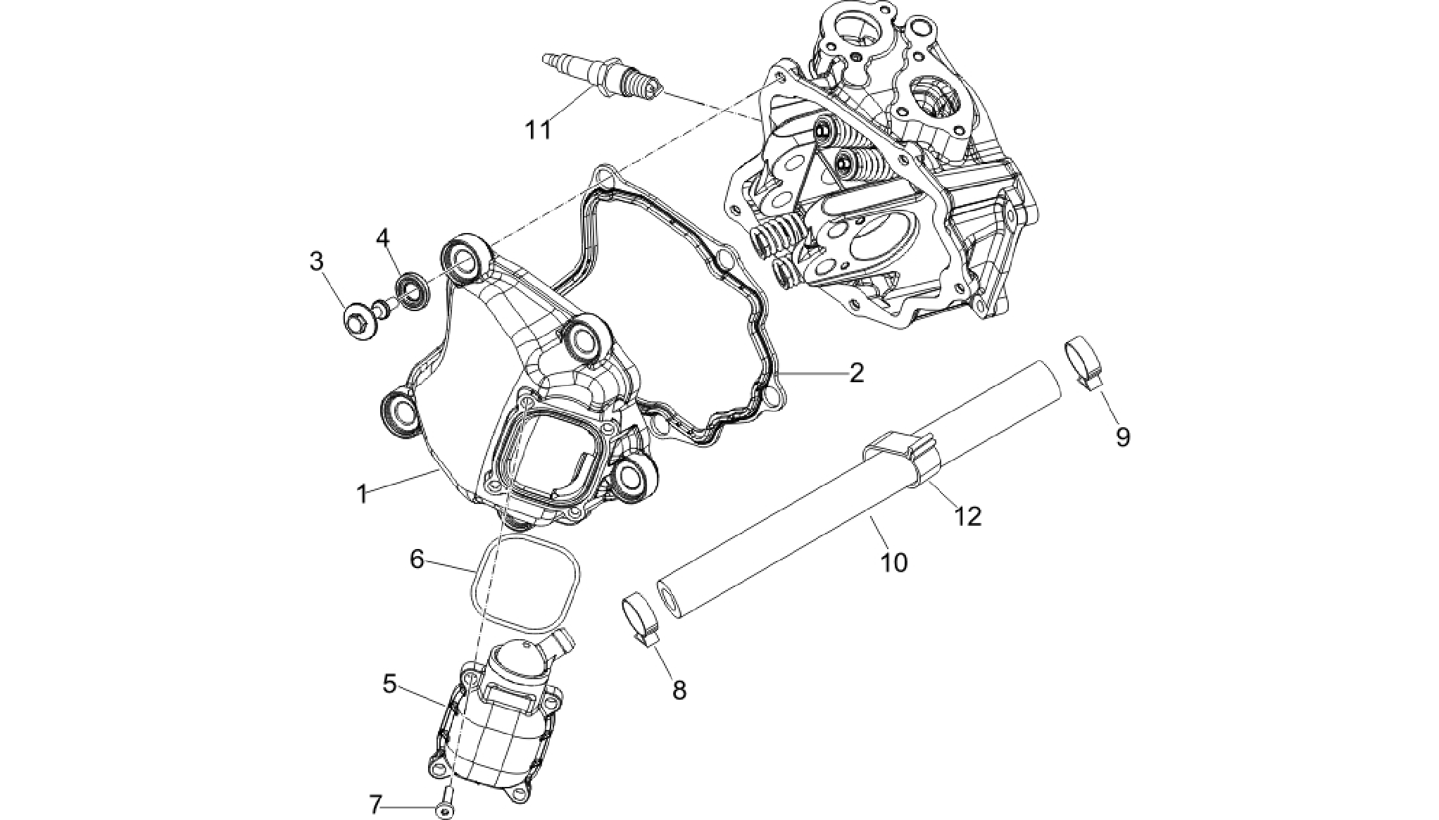 Cylinder head cover