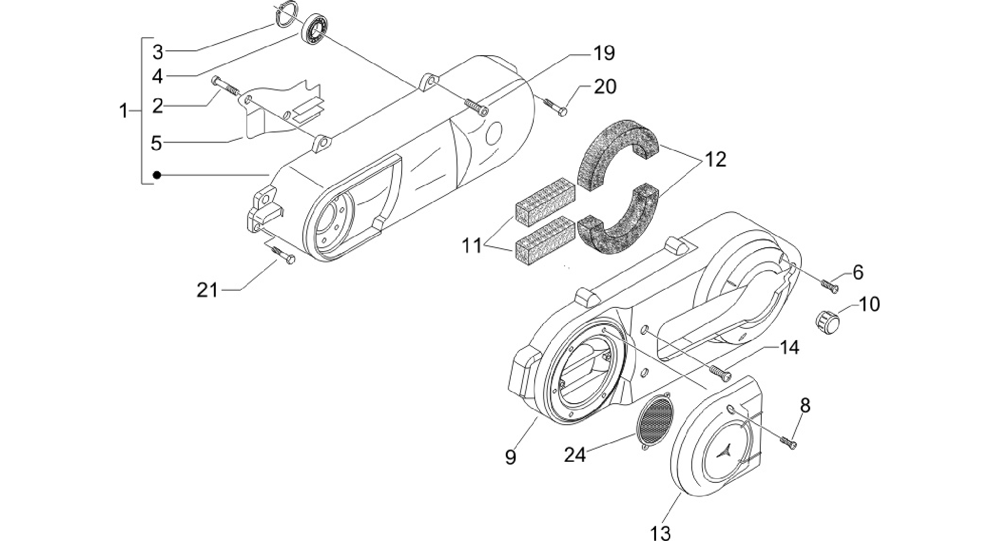 Crankcase cover - Crankcase cooling