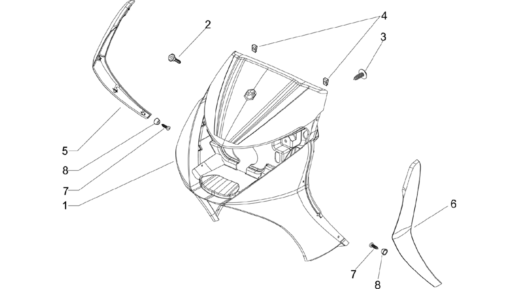 Front shield