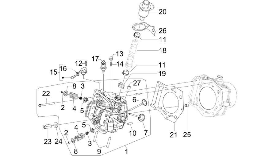 Head unit - Valve