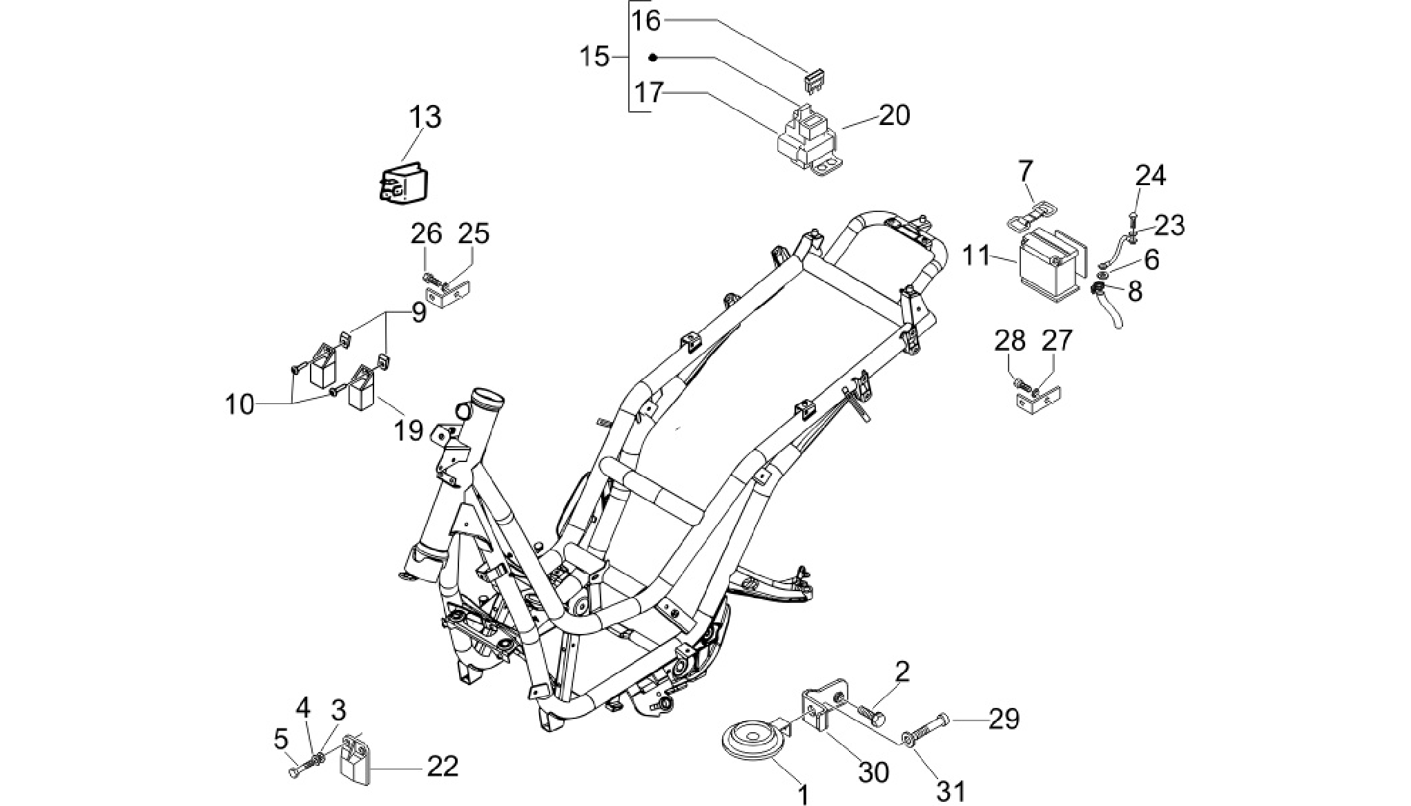 Remote control switches - Battery - Horn