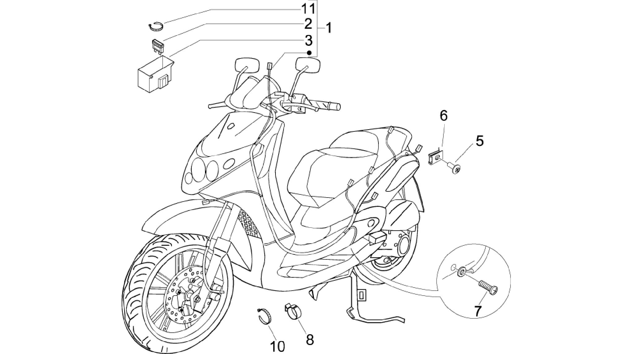 Main cable harness