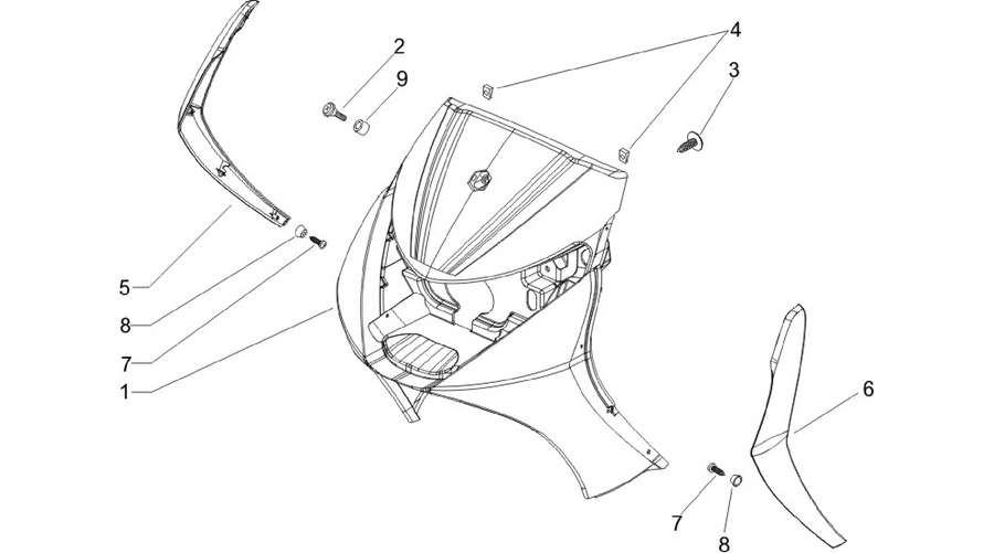 Front shield