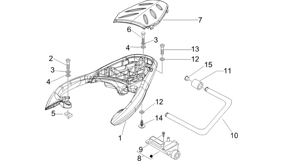 Rear luggage rack