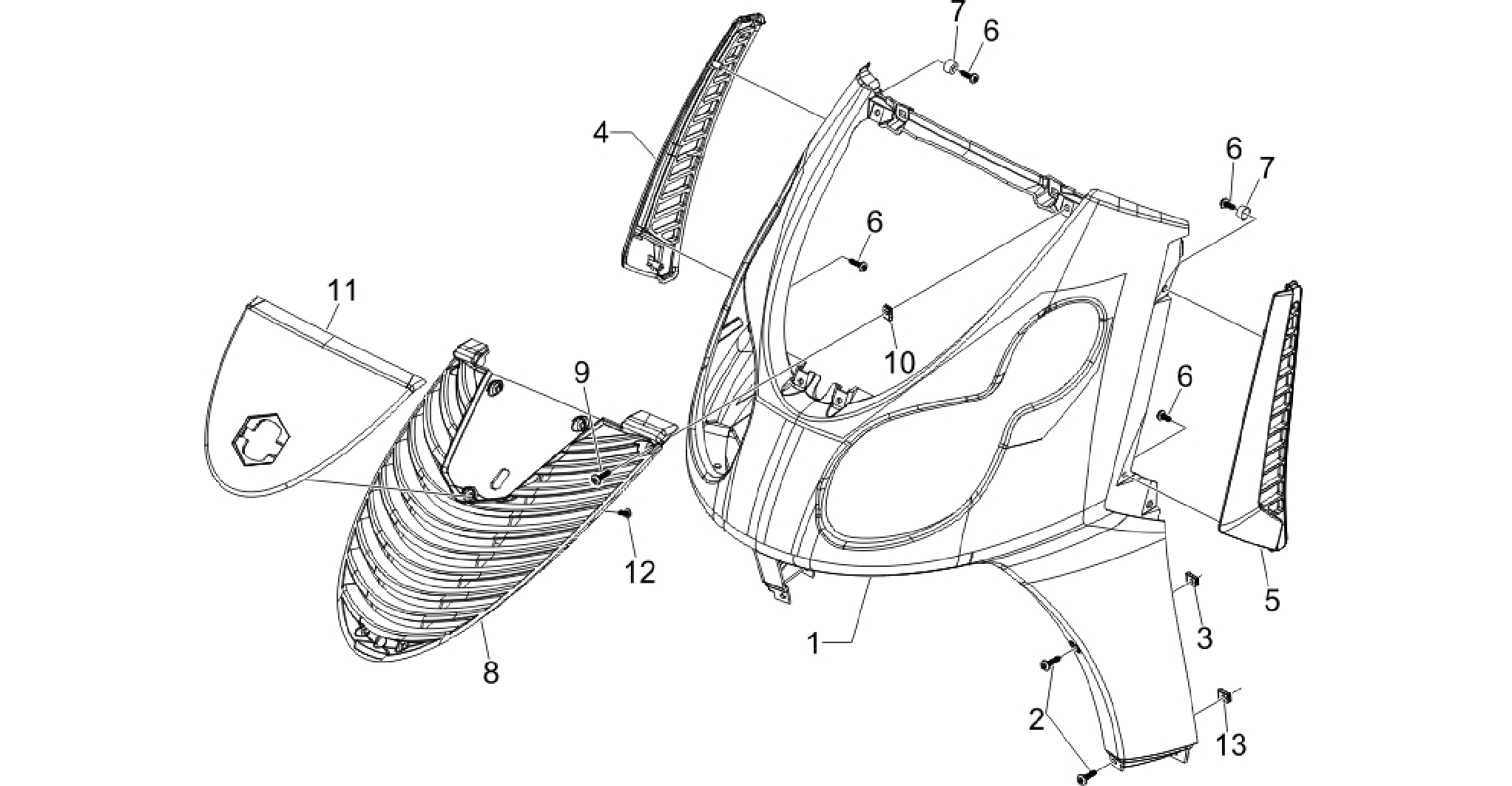 Front shield