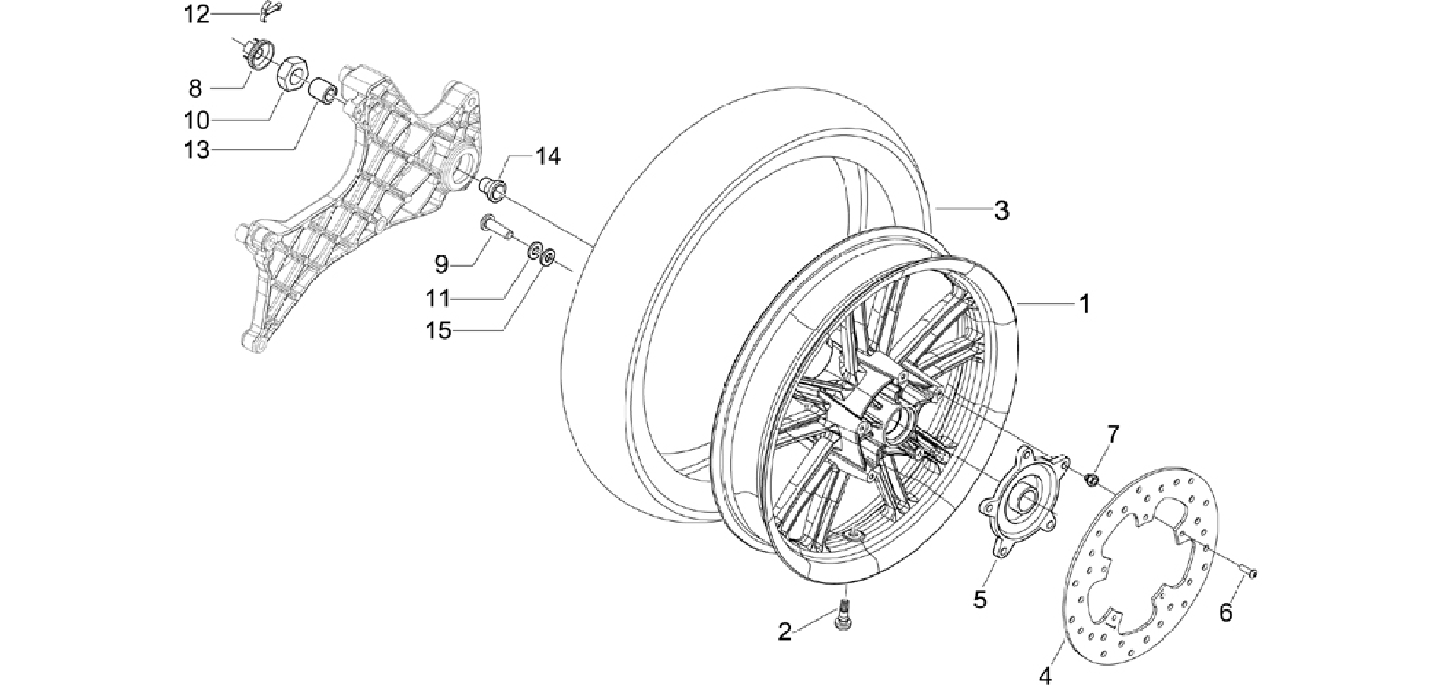 Rear wheel