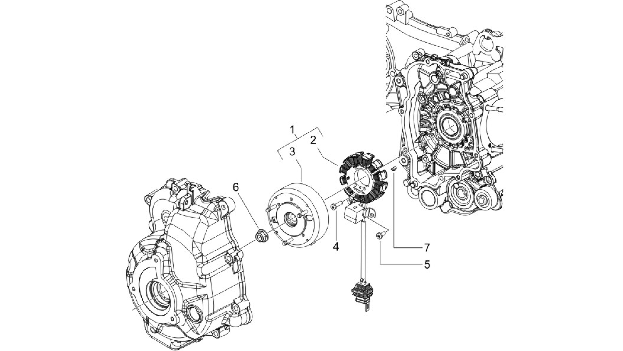 Flywheel magneto