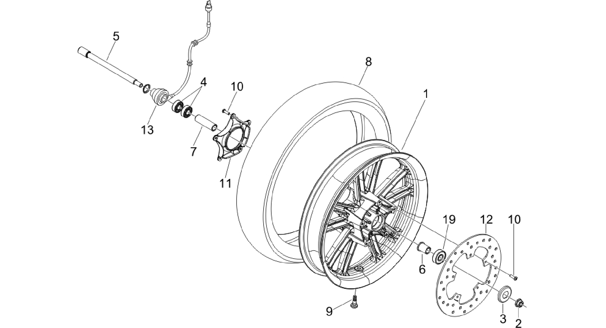 Front wheel