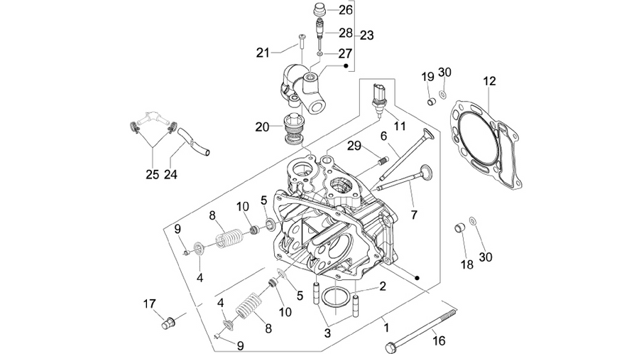 Head unit - Valve