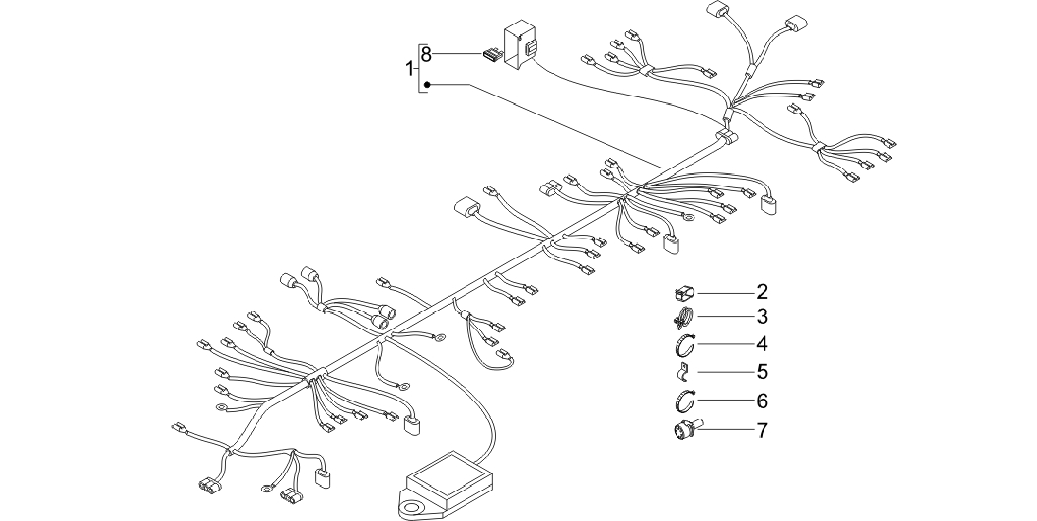 Main cable harness