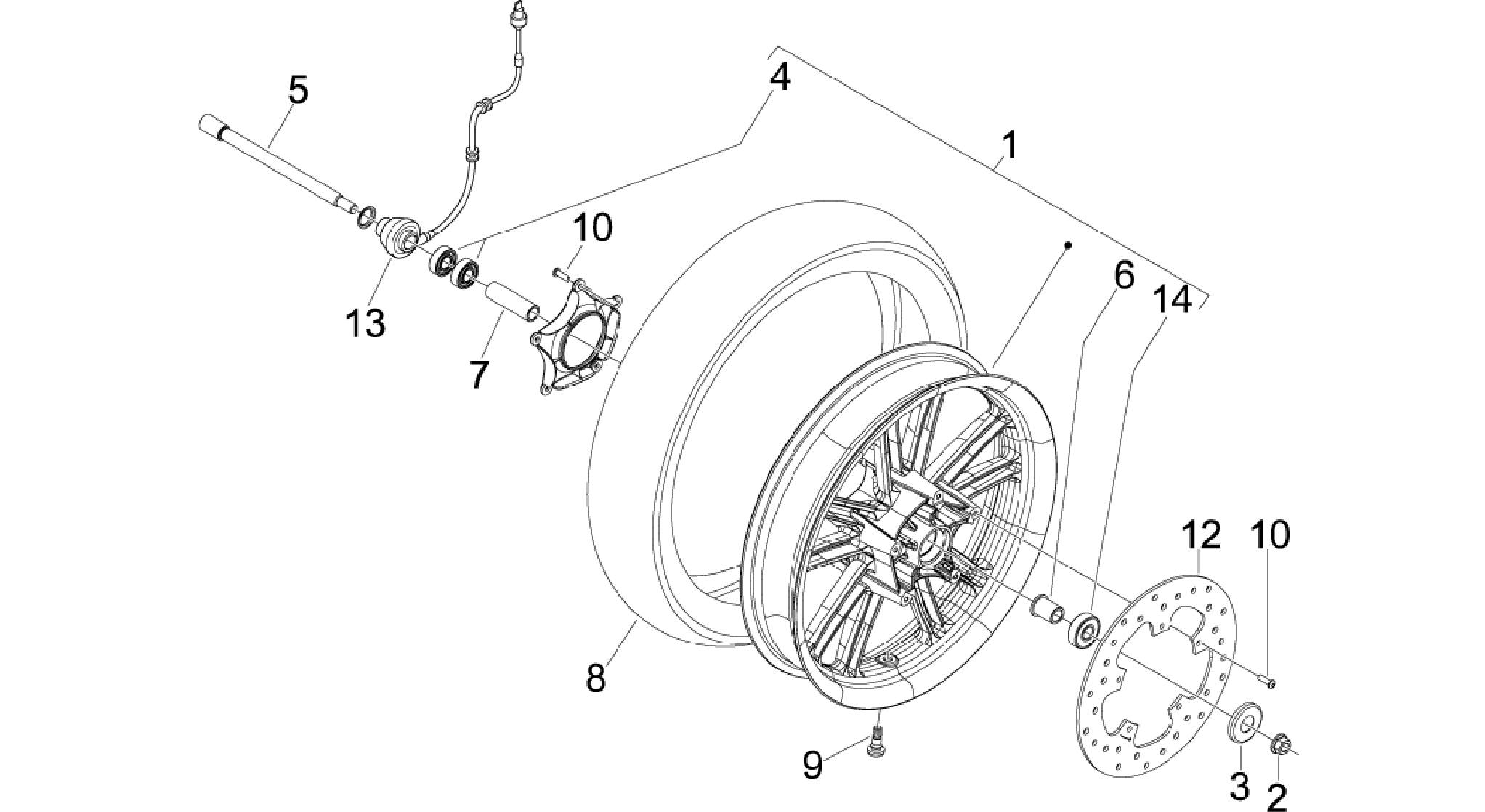 Front wheel