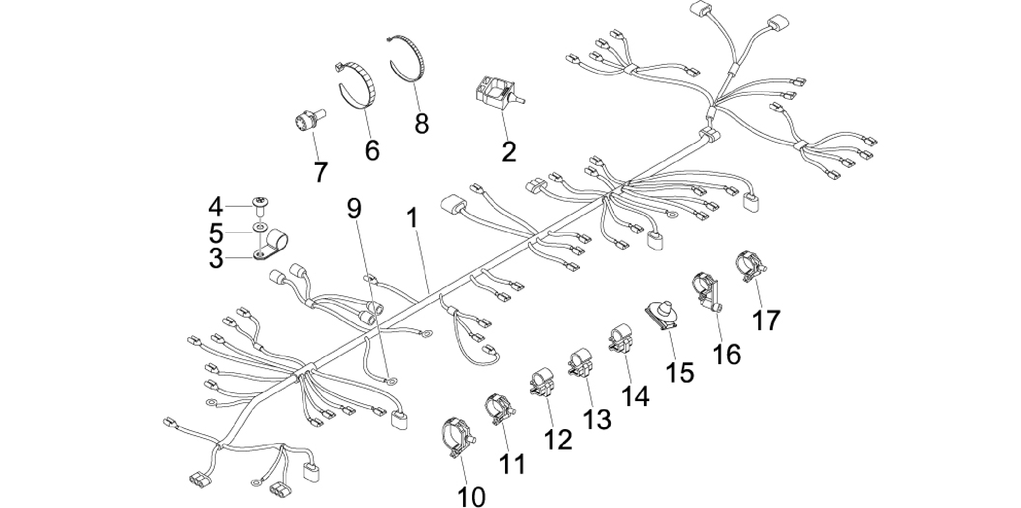 Main cable harness