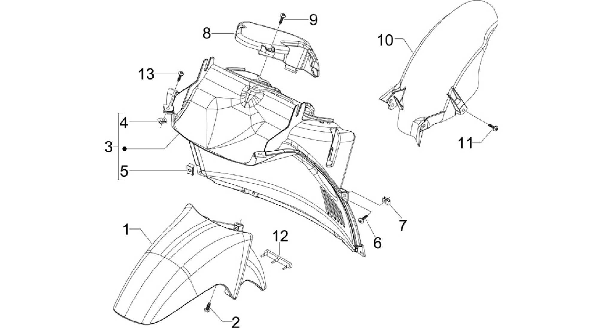 Wheel huosing - Mudguard