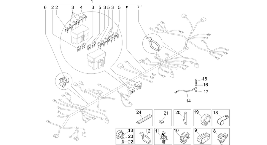 Main cable harness