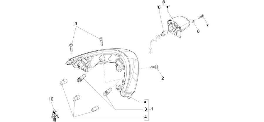Rear headlamps - Turn signal lamps