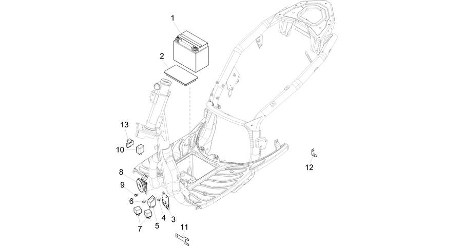 Remote control switches - Battery - Horn