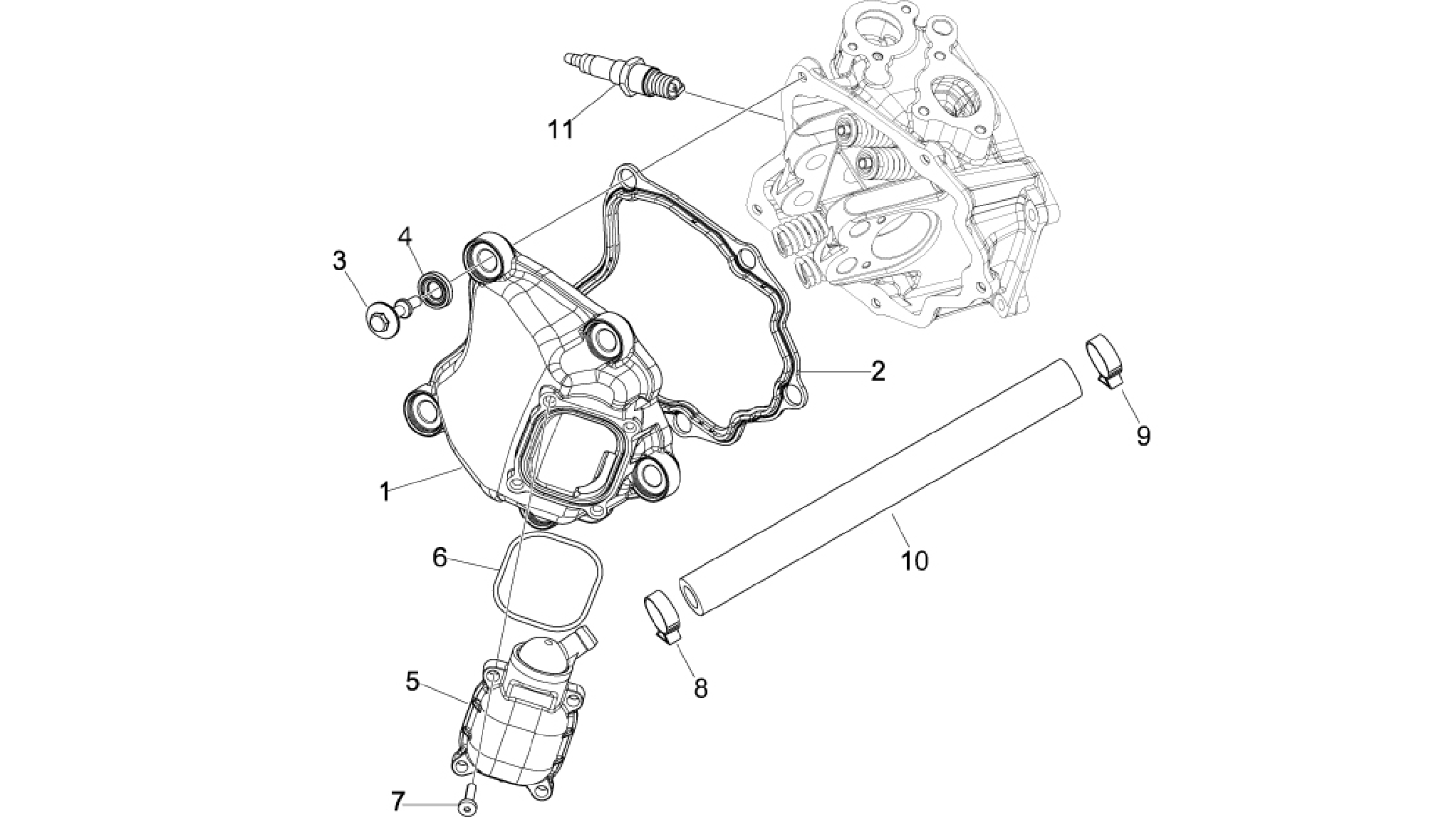Cylinder head cover
