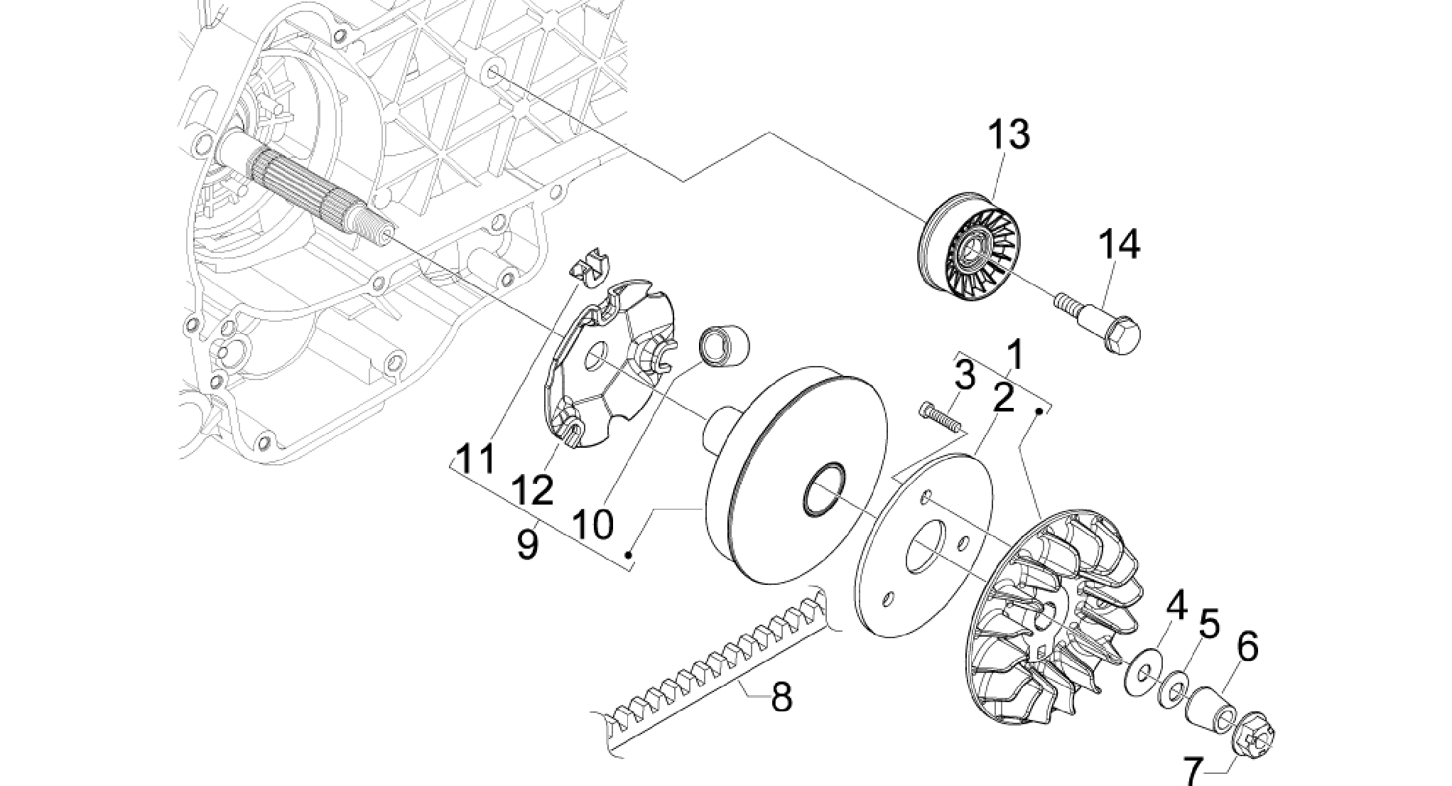 Driving pulley