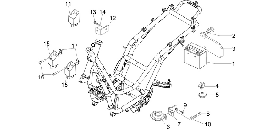 Remote control switches - Battery - Horn