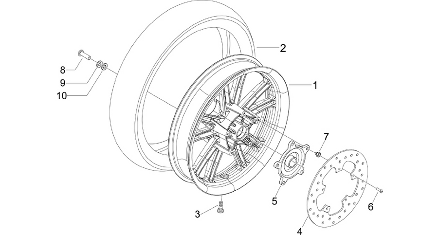 Rear wheel