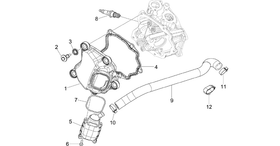 Cylinder head cover