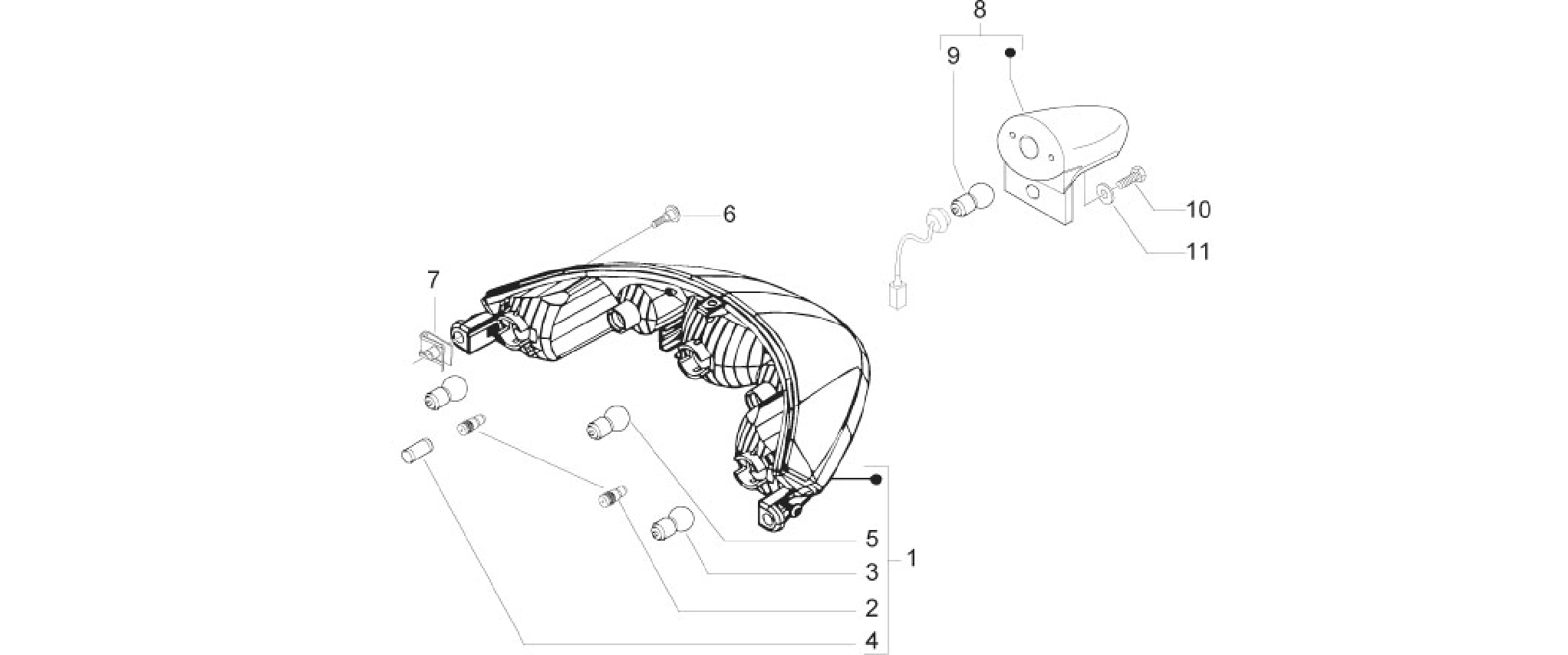 Rear headlamps - Turn signal lamps