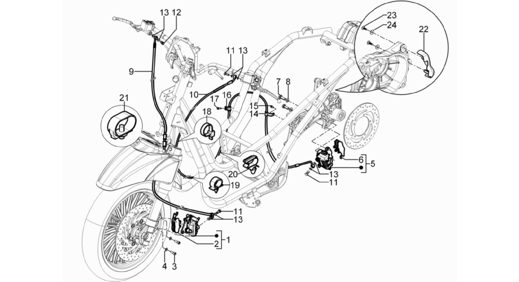 Brakes pipes - Calipers