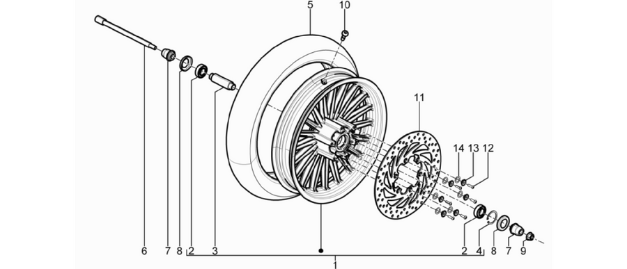 Front wheel