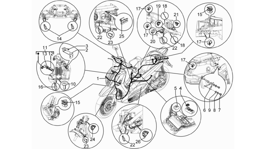 Main cable harness