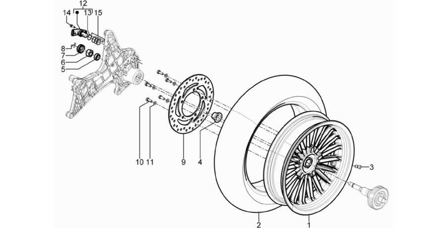 Rear wheel
