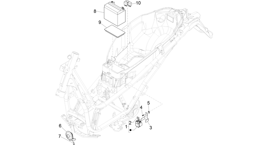 Remote control switches - Battery - Horn