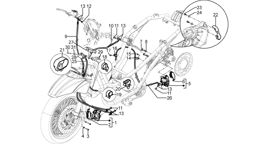 Brakes pipes - Calipers