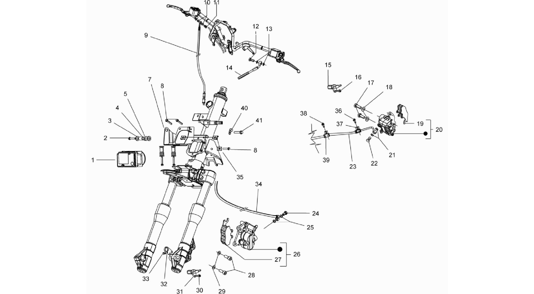 Brakes pipes - Calipers (ABS)
