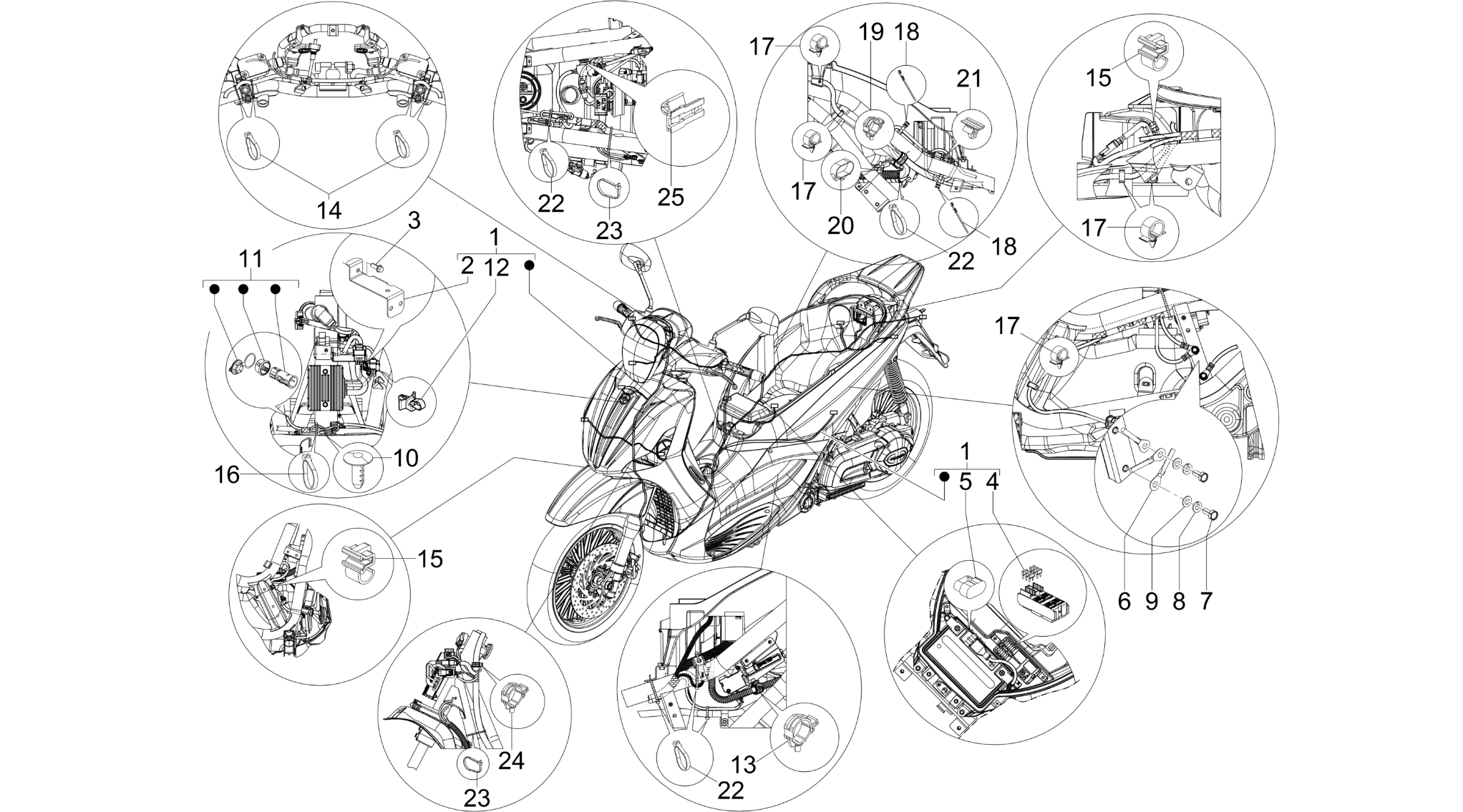 Main cable harness