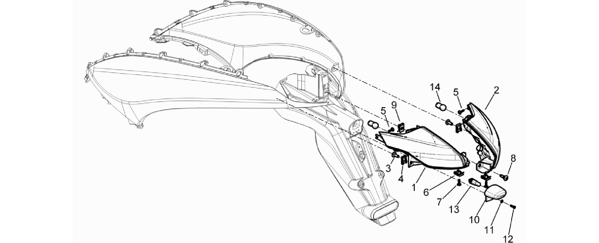 Rear headlamps - Turn signal lamps