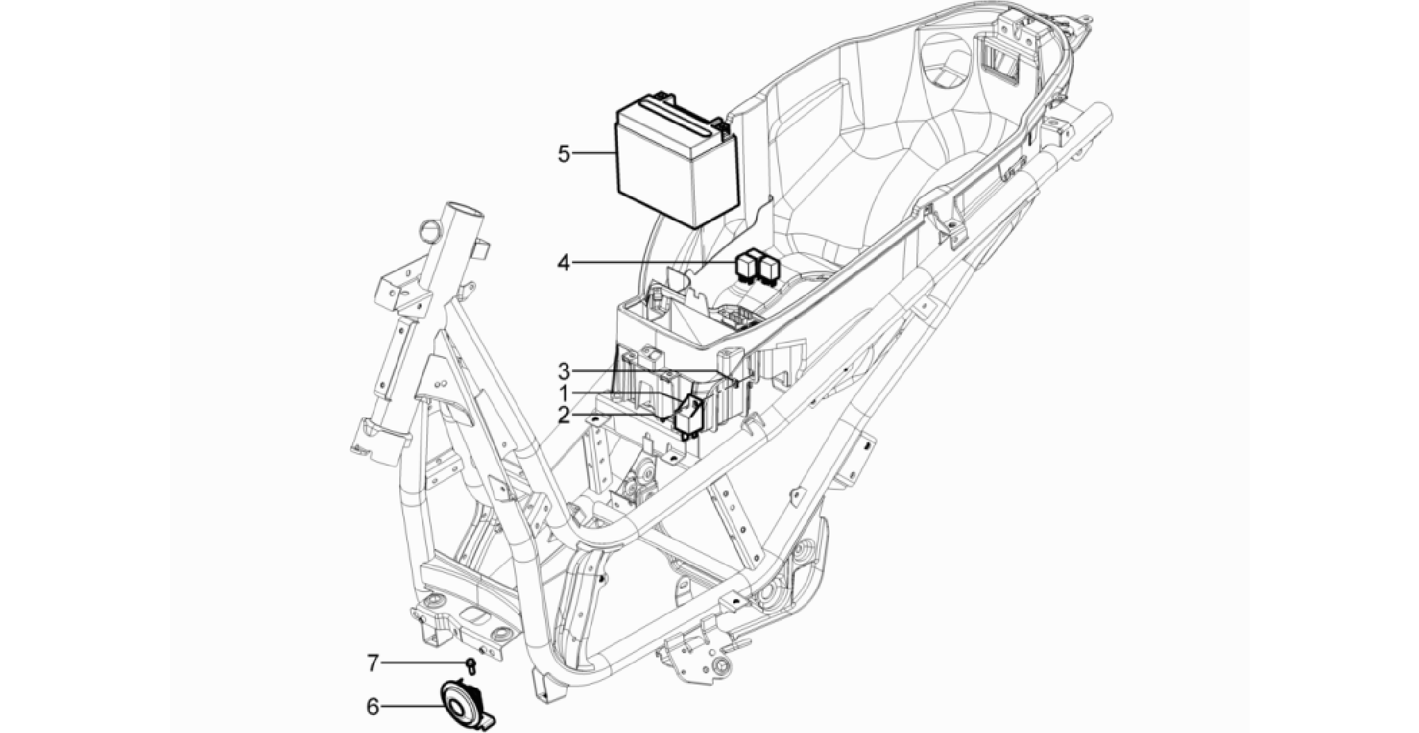 Remote control switches - Battery - Horn