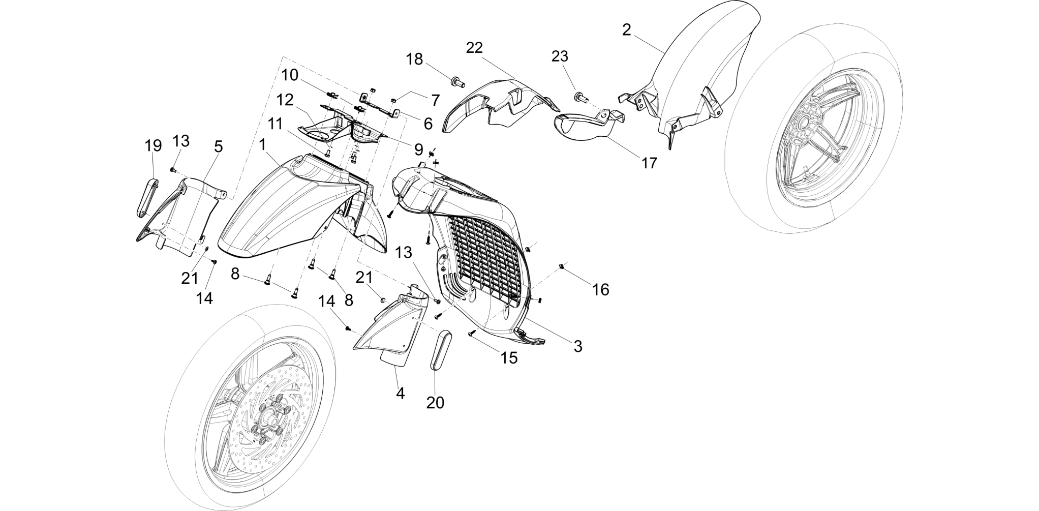 Wheel huosing - Mudguard