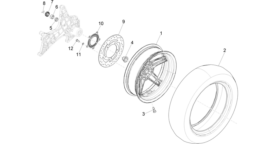 Rear wheel