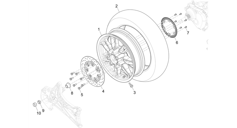 Rear wheel