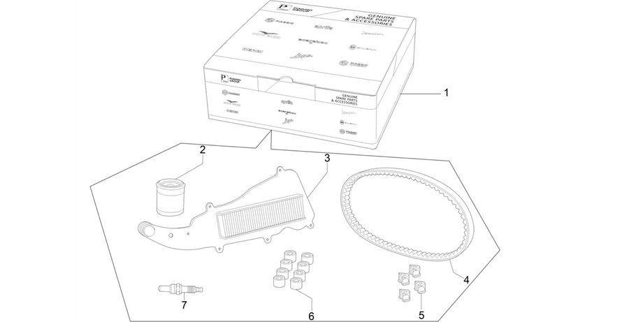 Complete wear and maintenance kit