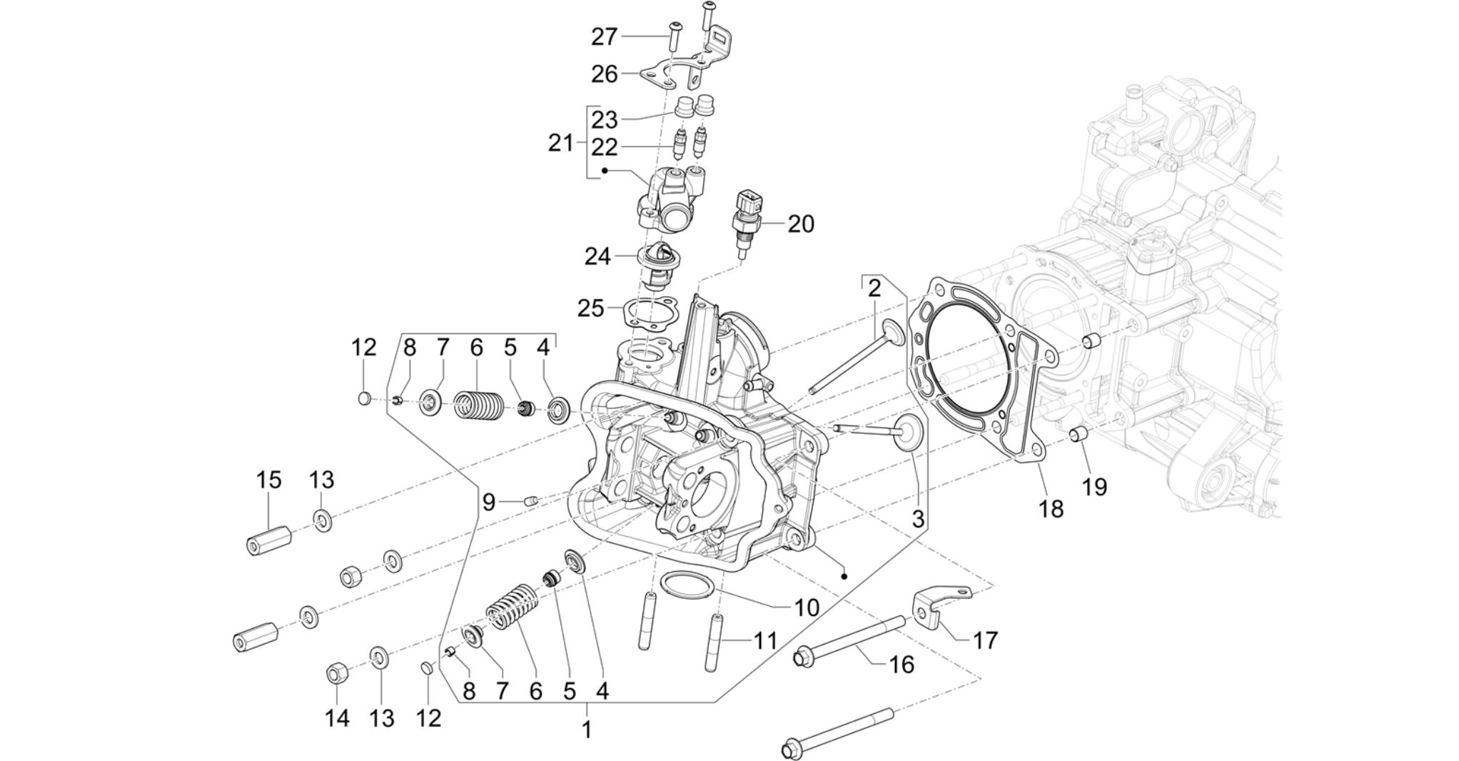 Head unit - Valve