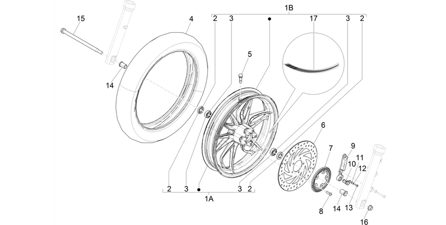 Front wheel