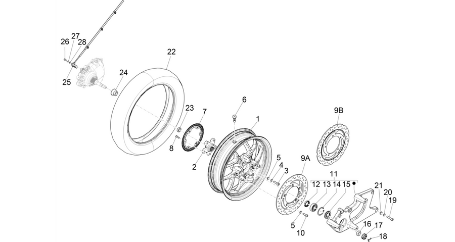 Rear wheel